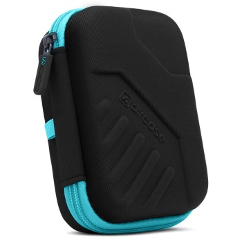 AirCase Hard Disk Cover Case 2.5 Inch HDD SSD Water Resistant Black