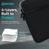 AirCase Laptop Sleeve AP-MS-207-BLK 6 Pockets Waterproof Black