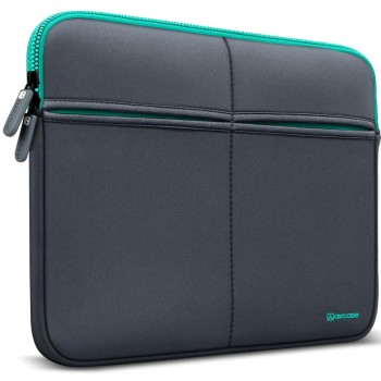 AirCase Laptop Sleeve AP-MS-208-GRY 6 Pocket Neoprene Waterproof Grey