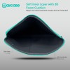 AirCase Laptop Sleeve AP-MS-208-GRY 6 Pocket Neoprene Waterproof Grey