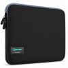 AirCase Laptop Sleeve C46-BLKGRY 4-Layer Protection 15.6 Inch Black-Grey