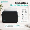 AirCase Laptop Sleeve C46-BLKGRY 4-Layer Protection 15.6 Inch Black-Grey