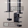 Ant Esports Dual Arm Monitor Desk Mount MA112, 30 Inch, Black