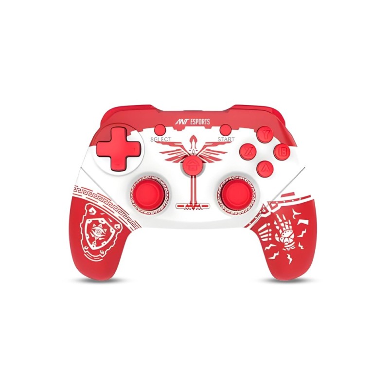 Ant Esports Gamepad GP300 FF Wireless Dual Vibration Red White