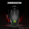 Ant Esports Gaming Keyboard & Mouse Combo KM1600 RGB Backlit Black