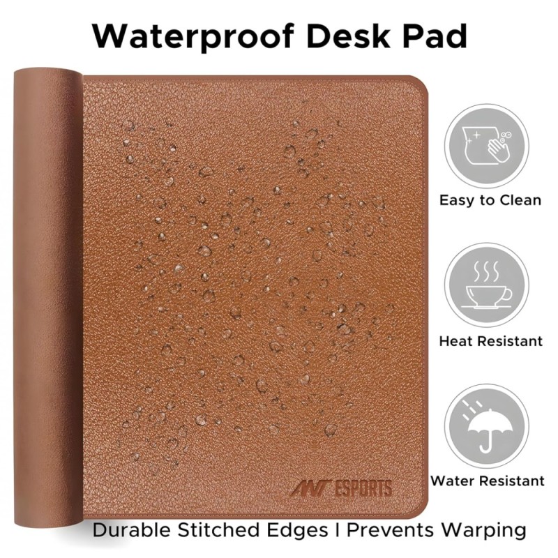 Ant Esports Glorious Mouse Pad 900×400×3MM PU Leather Brown