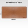 Ant Esports Glorious Mouse Pad 900×400×3MM PU Leather Brown