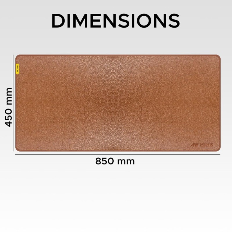 Ant Esports Glorious Mouse Pad 900×400×3MM PU Leather Brown