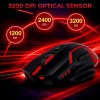 Ant Esports GM320 Pro Wireless Gaming Mouse 3200 DPI RGB Black