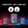 Ant Esports GS270 2.1 Stereo Wired Gaming Speakers 11W Black