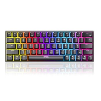 Ant Esports MK1200 Mini Wired Mechanical Gaming Keyboard Black RGB Backlit
