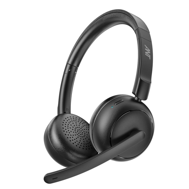 Ant Esports Office Headset GLORY20 Bluetooth 5.4, 30H Playtime, Powerful Bass, Black