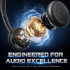 Ant Esports Office Headset GLORY20 Bluetooth 5.4, 30H Playtime, Powerful Bass, Black
