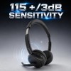 Ant Esports Office Headset GLORY20 Bluetooth 5.4, 30H Playtime, Powerful Bass, Black