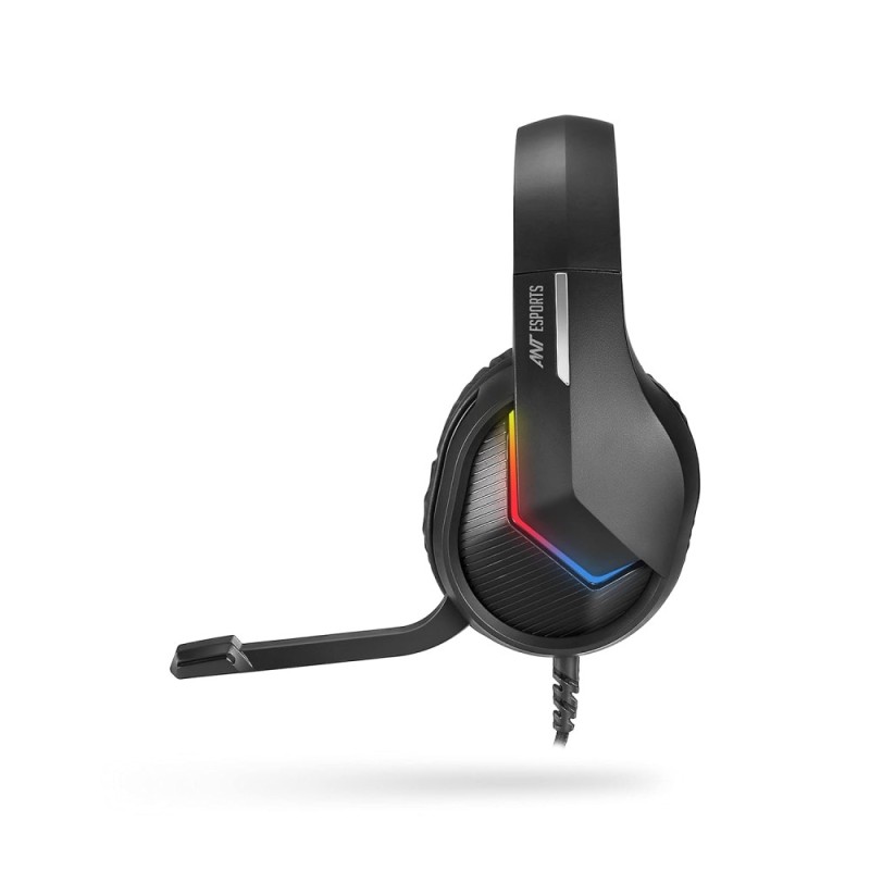 Ant Esports Wired Over Ear Gaming Headphones H1100 Pro 50MM Drivers, Comfortable Design, Black