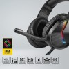 Ant Esports Wired Over Ear Gaming Headphones H1100 Pro 50MM Drivers, Comfortable Design, Black