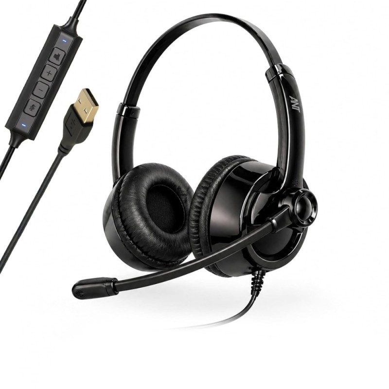 Ant Esports Wired USB Headset GLORY10 40mm Drivers Black