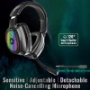 Ant Esports Wireless Gaming Headset Stealth 10 50mm Drivers, 35Hr Battery, Black