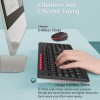 Ant Esports Wireless Keyboard and Mouse Combo WK200 2.4 GHz Spill-Resistant Black
