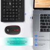Ant Esports Wireless Keyboard and Mouse Combo WK200 2.4 GHz Spill-Resistant Black