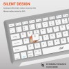 Ant Esports Wireless Keyboard and Mouse Combo WK250 105 Keys, 12 Multimedia Keys, Up to 1600 DPI White