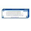 Ant Esports Wireless Keyboard and Mouse Combo WK250 105 Keys, 12 Multimedia Keys, Up to 1600 DPI White