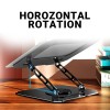 Ant Laptop Stand Riser 30 Adjustable Aluminium Carbon Black