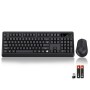 Ant Wireless Keyboard and Mouse Combo Master 35 2.4GHz Full Size 104 Keys AI Shortcut Key Black