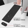 Ant Wireless Keyboard and Mouse FKBRI05 104 Keys Black