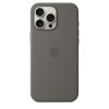 Apple iPhone 16 Pro Max Silicone Case with MagSafe - Stone Grey