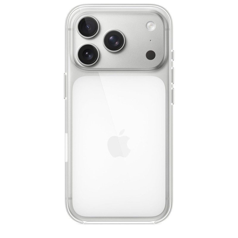 Apple iPhone 17 Pro Clear Case MGFT4ZM/A Lightweight Polycarbonate, Wireless Charging Compatible, Clear
