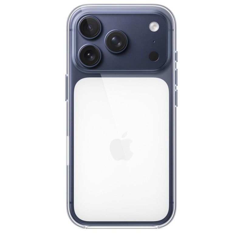 Apple iPhone 17 Pro Clear Case MGFT4ZM/A Lightweight Polycarbonate, Wireless Charging Compatible, Clear