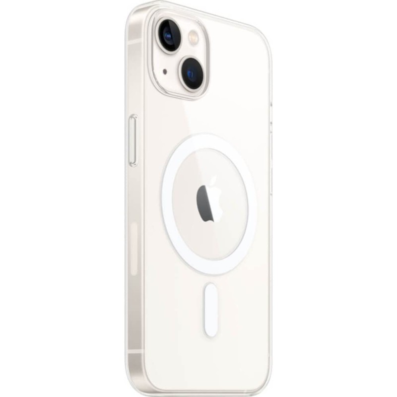 Apple Polycarbonate Clear Case with MagSafe MM2X3ZM/A for iPhone 13, Scratch-Resistant, Lightweight, Clear