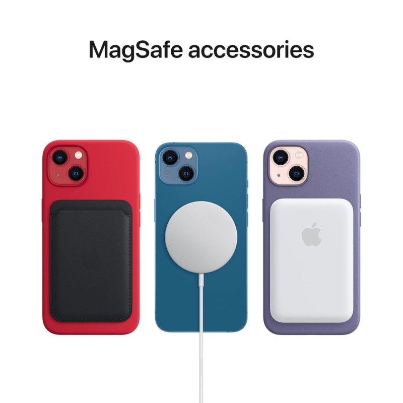 Apple Polycarbonate Clear Case with MagSafe MM2X3ZM/A for iPhone 13, Scratch-Resistant, Lightweight, Clear