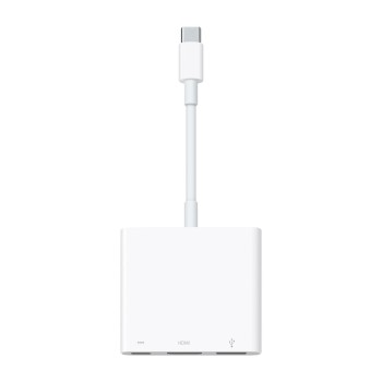 Apple USB-C Digital AV Multiport Adapter MW5M3ZM/A HDMI, USB-C, White