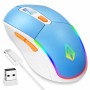 Archer Tech Lab Wireless Gaming Mouse RECURVE 700 Tri-Mode Bluetooth RGB Sky Blue