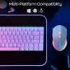 Archer Tech Lab Wireless Gaming Mouse RECURVE 700 Tri-Mode Bluetooth RGB Sky Blue