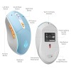 Archer Tech Lab Wireless Gaming Mouse RECURVE 700 Tri-Mode Bluetooth RGB Sky Blue