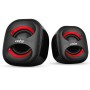 Artis Mini USB Multimedia Speakers ARTIS MINI USB SPEAKER RED 6W RMS Black