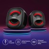 Artis Mini USB Multimedia Speakers ARTIS MINI USB SPEAKER RED 6W RMS Black