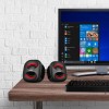Artis Mini USB Multimedia Speakers ARTIS MINI USB SPEAKER RED 6W RMS Black