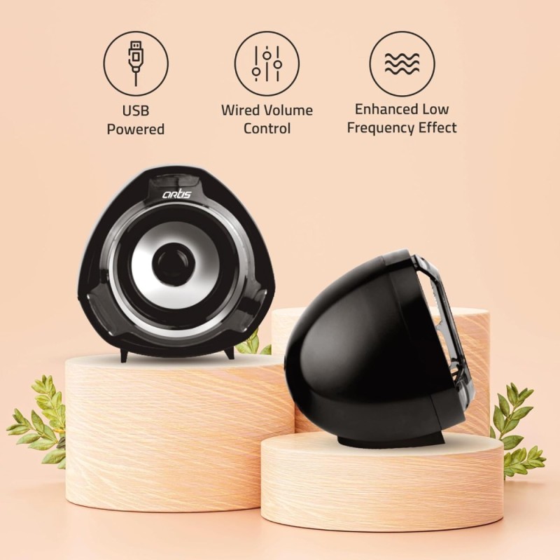 Artis Multimedia Speakers S9 6W RMS Output Black