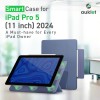 Auklet Magnetic Attach Smart Case MPro11 for iPad Pro 5 11inch Denim