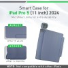 Auklet Magnetic Attach Smart Case MPro11 for iPad Pro 5 11inch Denim