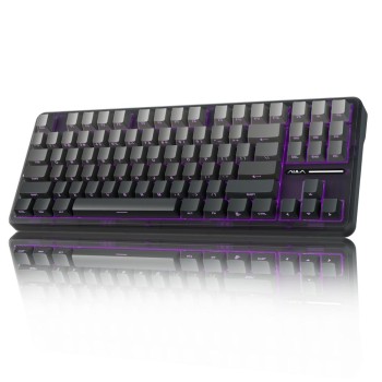 AULA Mechanical Keyboard F87 Tri-Mode BT5.0/2.4GHz/USB-C Gradient Gray
