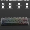 AULA Mechanical Keyboard F87 Tri-Mode BT5.0/2.4GHz/USB-C Gradient Gray