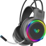 AULA S608 Gaming Headset | 50mm Drivers | RGB Lighting | Black