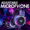 AULA S608 Gaming Headset | 50mm Drivers | RGB Lighting | Black