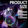 AULA S608 Gaming Headset | 50mm Drivers | RGB Lighting | Black
