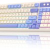 AULA S99 Silicon Membrane Keyboard 3 in 1 Bluetooth/USB-C Purple